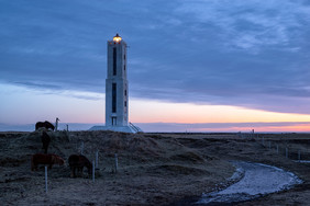 咝咝灯塔农村区域附近卡内塞里冰岛咝咝灯塔冰岛