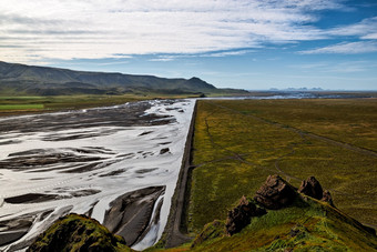 雄伟的<strong>河床</strong>上冰岛见过从以上雄伟的<strong>河床</strong>上冰岛