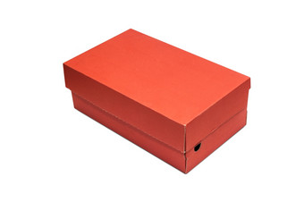 空红色的纸板盒子与打开<strong>成员</strong>孤立的白色背景与剪裁路径纸板盒子与<strong>成员</strong>孤立的白色背景
