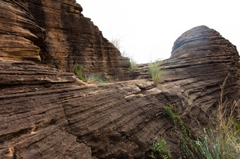 的穹顶fabedougou是自然现象岩石雕刻风和侵蚀布基纳法索布基纳法索看就像堆栈煎饼