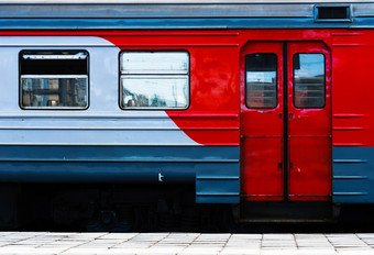 水平充满活力的俄罗斯火车马车细节背景背景水平充满活力的俄罗斯火车马车细节背景回来