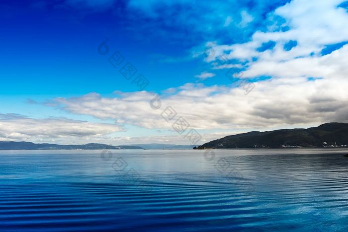 挪威岛屿海洋景观背景挪威岛屿海洋景观背景