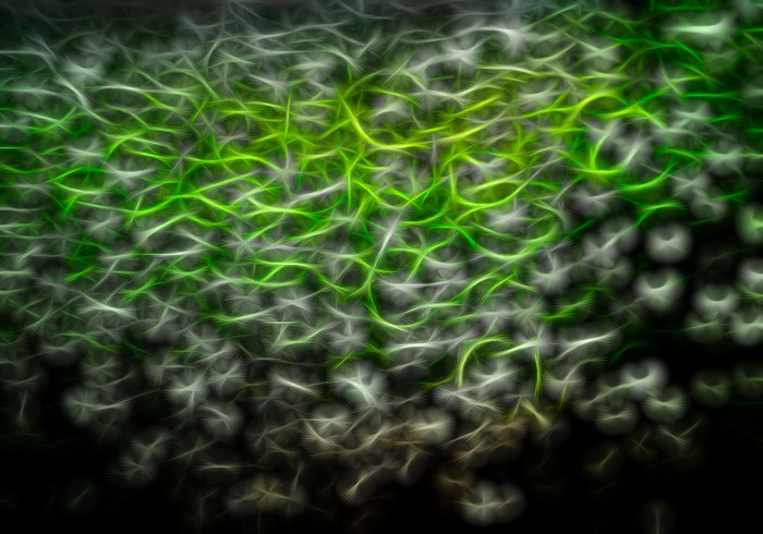 科学绿色粒子插图背景科学绿色粒子插图背景