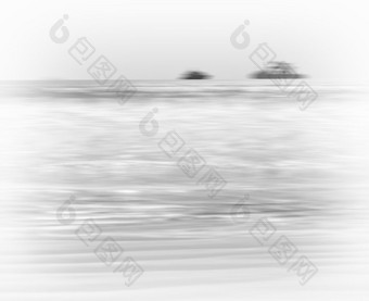 水平苍白的海洋牛奶与两个船只抽象背景背景水平苍白的海洋牛奶与两个船只抽象背景