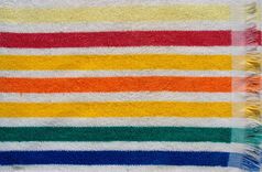 水平色彩斑斓的毛巾纹理背景水平色彩斑斓的毛巾纹理背景