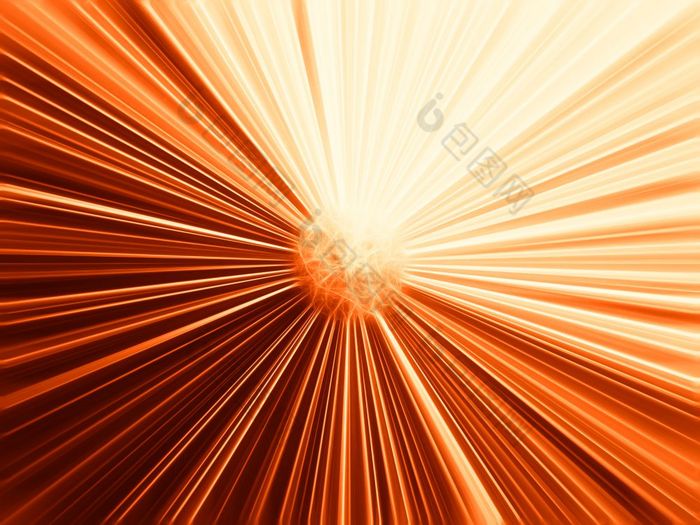橙色粒子爆炸插图背景橙色粒子爆炸插图背景