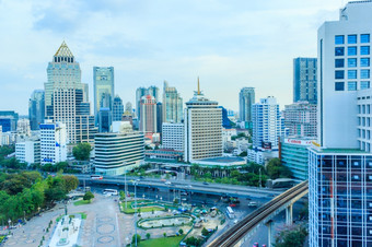 曼谷泰国五月现代建筑和酒店是隆路五月曼谷资本和必须著名的城市泰国