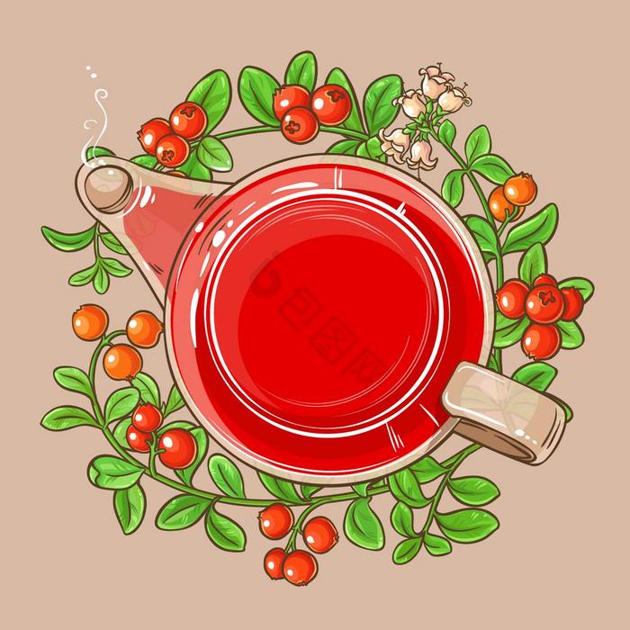 蔓越莓茶茶壶蔓越莓茶茶壶颜色图片