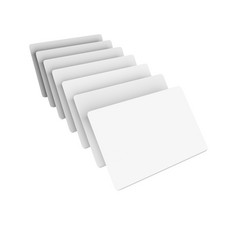 业务卡片业务卡片孤立的白色背景