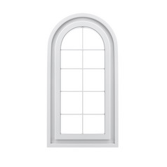 白色窗口孤立的清洁白色背景窗口