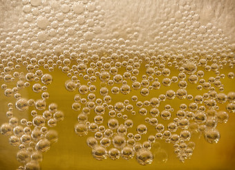 啤酒泡沫背景与泡沫