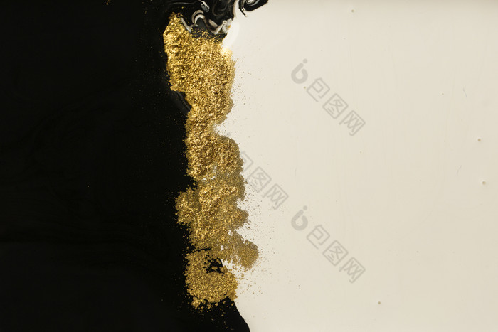 摘要丙烯酸背景艺术作品纹理黄金粉摘要丙烯酸背景艺术作品纹理黄金粉