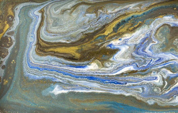 黄金大理石花纹纹理设计蓝色的和金大理石模式流体艺术黄金大理石花纹纹理设计蓝色的和金大理石模式流体艺术