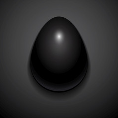 时尚的有创意的黑色的光滑的复活节蛋标志样本文本时尚的有创意的黑色的光滑的复活节蛋标志模拟模板