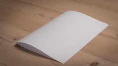 白色空白纸记事本木表格
