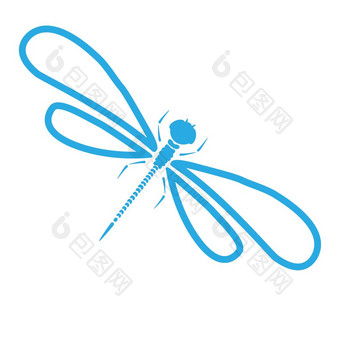 <strong>蜻蜓</strong>轮廓卡通图形插图豆娘孤立的与黑色的和白色翅膀草图昆虫<strong>蜻蜓蜻蜓</strong>蓝色的轮廓卡通图形插图豆娘孤立的与淡蓝色和白色翅膀草图昆虫