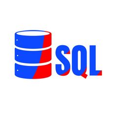 SQL数据库图标标志设计应用程序SQL数据库图标标志设计应用程序红色的和蓝色的黑暗登记与影子