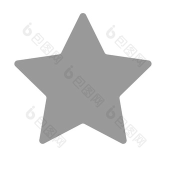 孤立的灰色的明星图标排名马克孤立的灰色的和黑色的明星图标排名马克现代简单的最喜欢的标志装饰象征为网站设计网络按钮移动应用程序