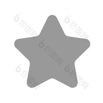 孤立的灰色的明星图标排名马克孤立的灰色的和黑色的明星图标排名马克现代简单的最喜欢的标志装饰象征为网站设计网络按钮移动应用程序