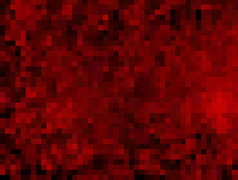 摘要黑暗红色的广场像素化背景