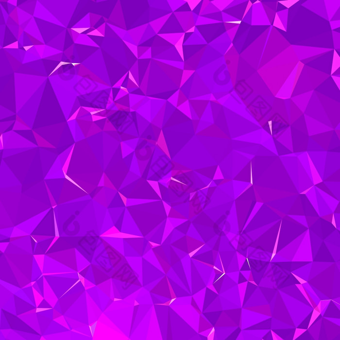 摘要发光蓝色的和紫色的多边形和低聚背景背景与蓝色的和紫色的三角形