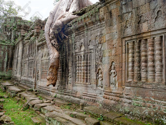 柏威汗寺庙<strong>吴哥</strong>siem收获柬埔寨是内接的联合国教科文组织世界遗产柏威汗受欢迎的<strong>旅游</strong>吸引力