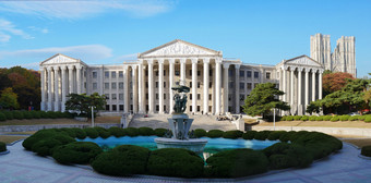 首尔南韩国10月政府建筑哥特风格kyung昭熙大学首尔的大多数美丽的大学南韩国也受欢迎的旅游网站