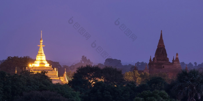 寺庙蒲甘缅甸