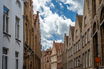城市景观中世纪的体系结构使用弗兰德斯比利时