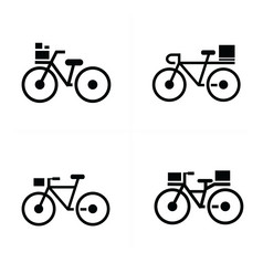 自行车和运输图标