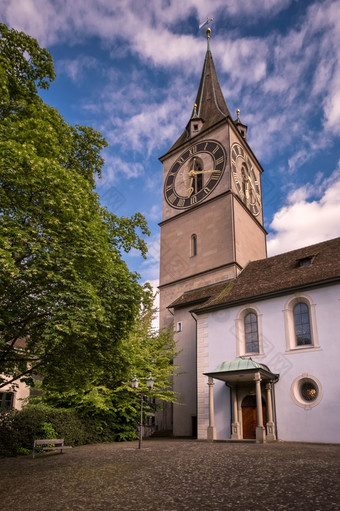 圣彼得的教堂苏黎世瑞士