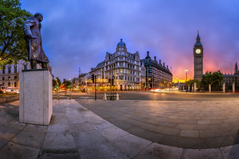 全景议会广场和女王伊丽莎白塔Londo全景议会广场和女王伊丽莎白塔伦敦曼联王国