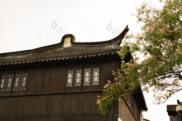的传统的中国人房子老小镇上海中国