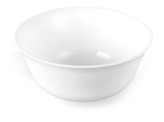 白色陶瓷碗孤立的白色背景