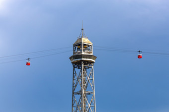 的电缆车山Montjuic<strong>巴塞罗那</strong>电缆车山Montjuic<strong>巴塞罗那</strong>