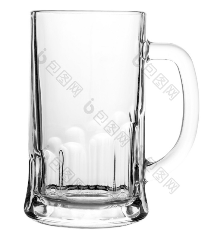 空啤酒杯子孤立的白色背景的空啤酒杯子孤立的白色背景