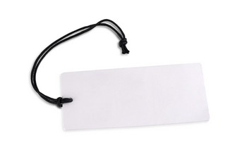 空白白色纸板价格标签标签孤立的白色背景的空白白色纸板价格标签标签孤立的白色背景