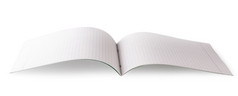 学校笔记本表孤立的白色背景的学校笔记本表孤立的白色背景