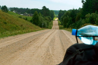 长污垢路国家土壤沙子道路旅行自行车