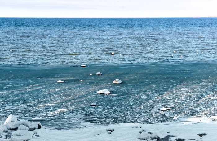 冰污泥的海雪mush的海水雪mush的海水冰污泥的海