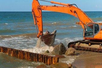 建设设备的海岸的建设防波堤沿海保护<strong>措施</strong>沿海保护<strong>措施</strong>建设设备的海岸的建设防波堤