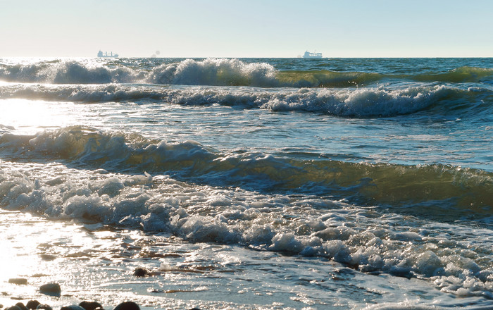 小海波景观的天空的波罗的海海波景观的天空的波罗的海海波小海波
