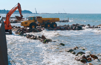 建设设备的海岸的建设<strong>防波堤</strong>沿海保护措施沿海保护措施建设设备的海岸的建设<strong>防波堤</strong>