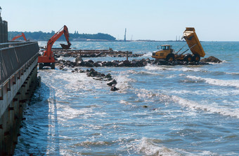 建设设备的海岸的建设防波堤沿海保护<strong>措施</strong>沿海保护<strong>措施</strong>建设设备的海岸的建设防波堤