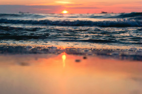 日落的海日出的波的海日出的波的海日落的海