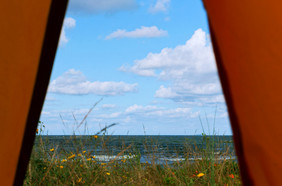 视图从旅游帐篷海视图从帐篷海视图从帐篷视