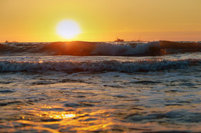 日落的海日出的海海岸日出的海海岸日落的海