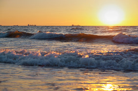 日落的海日出的海海岸日出的海海岸日落的海