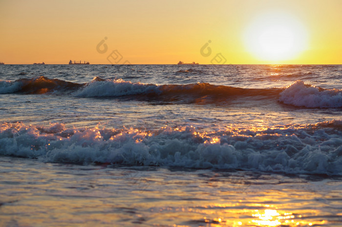 日落的海日出的海海岸日出的海海岸日落的海