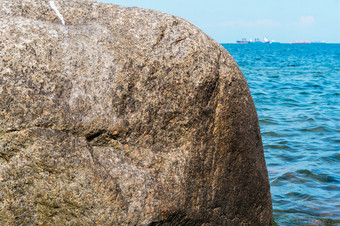 巨大的海石头博尔德石头的海博尔德石头的海巨大的海石头
